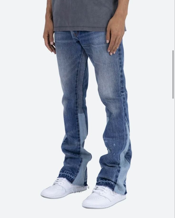 Stacked Flare Jeans